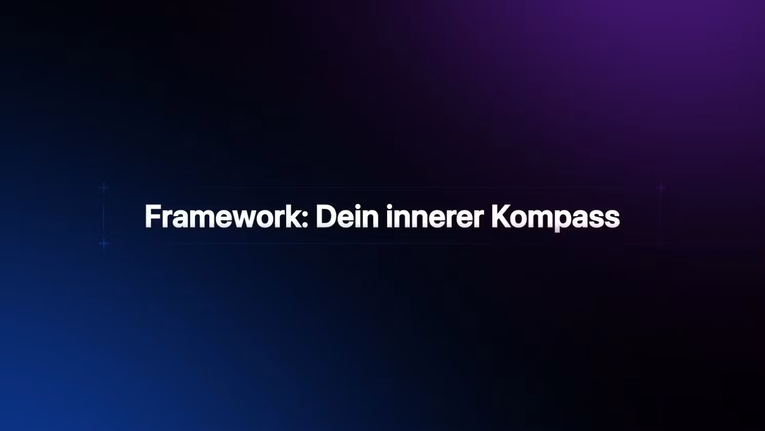 Inner Compass Framework