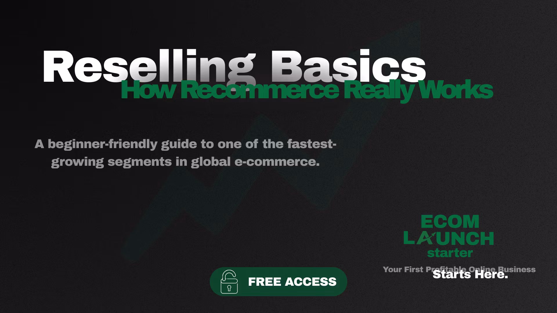 Reselling Basics - Recommerce