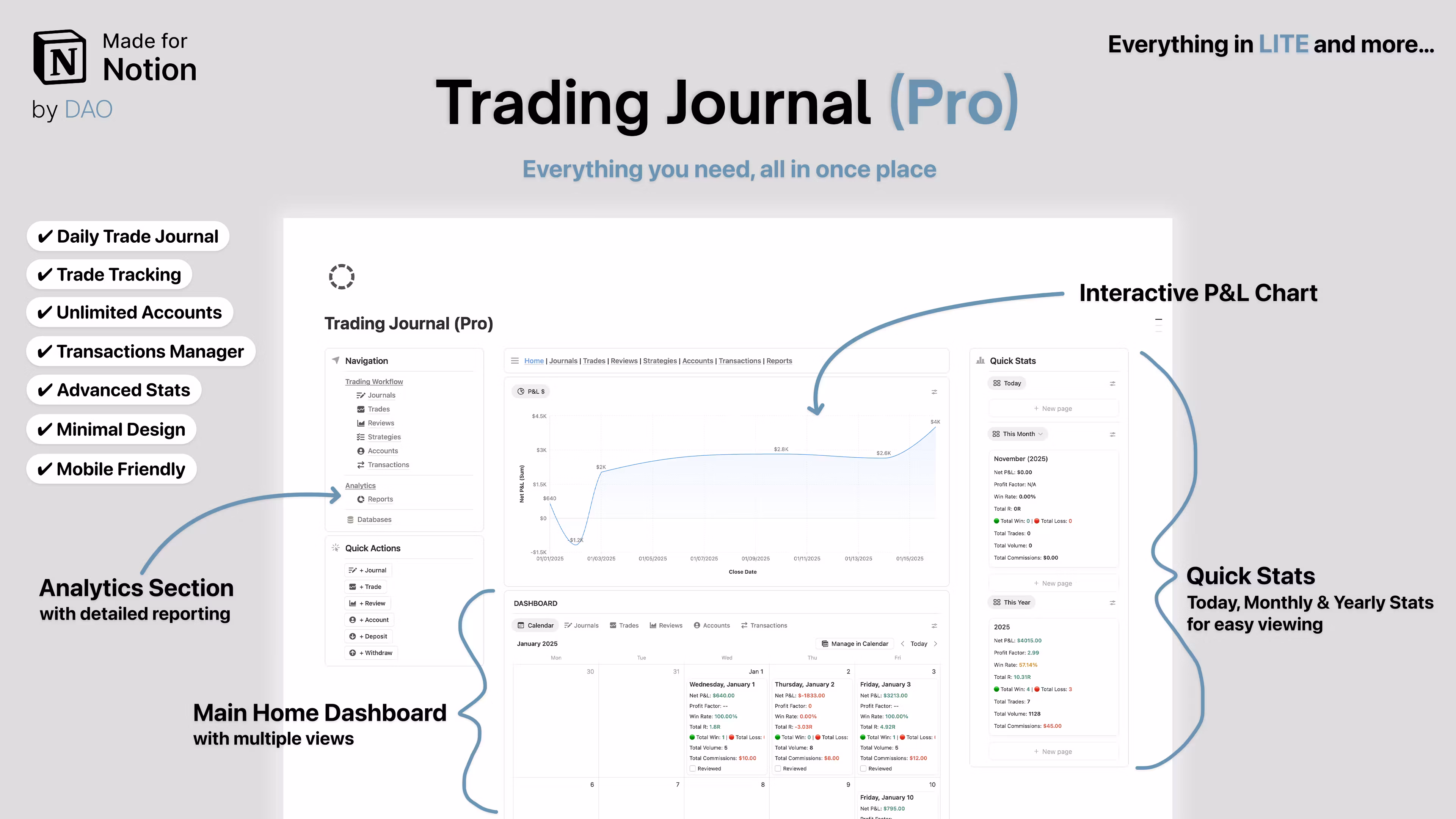 Trading Journal (Pro)