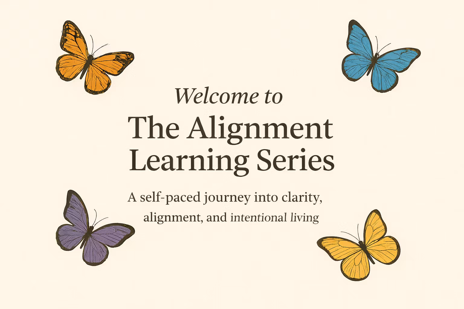 The Alignment Learning Series 
