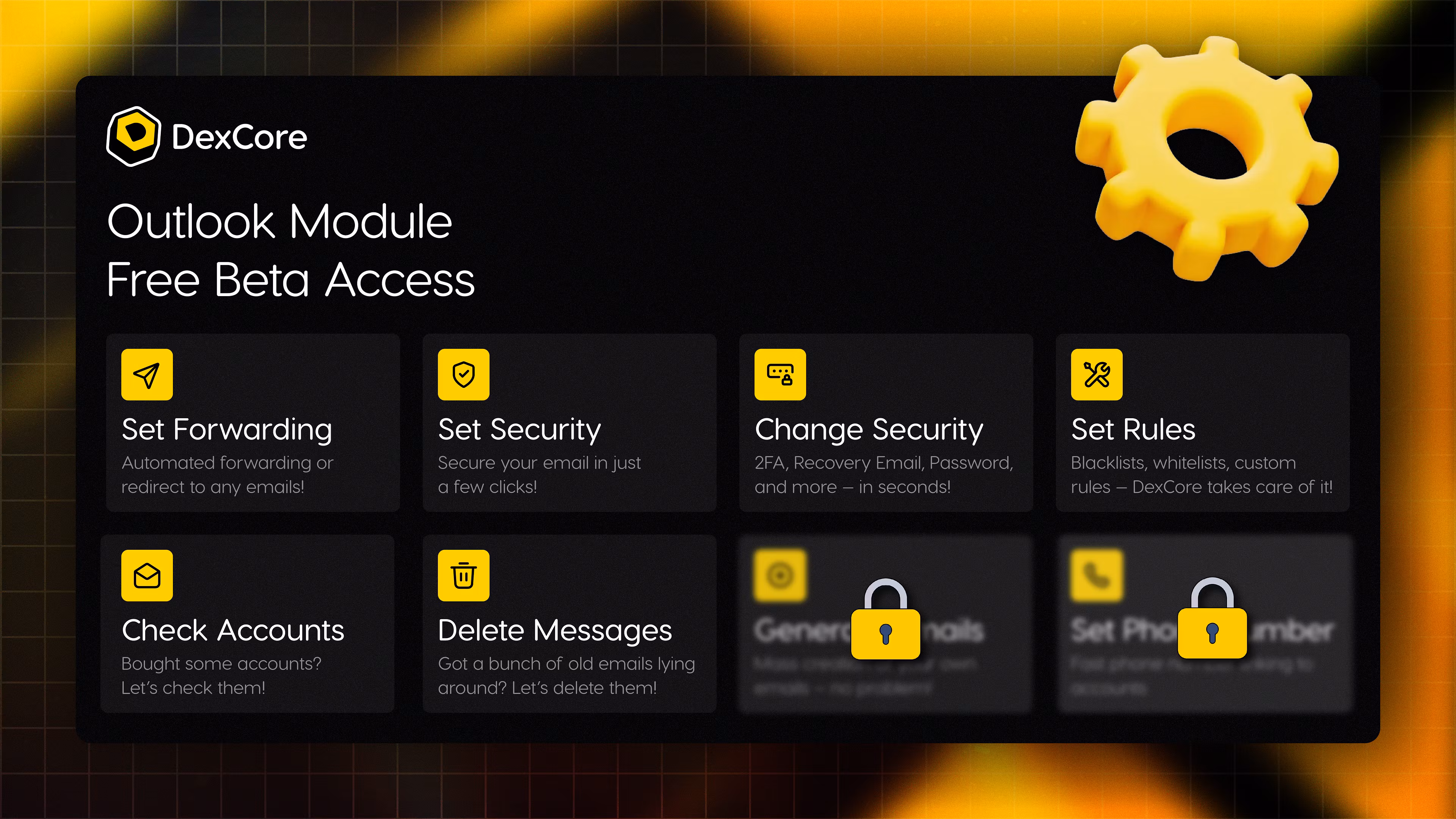 Outlook Module: Beta Access