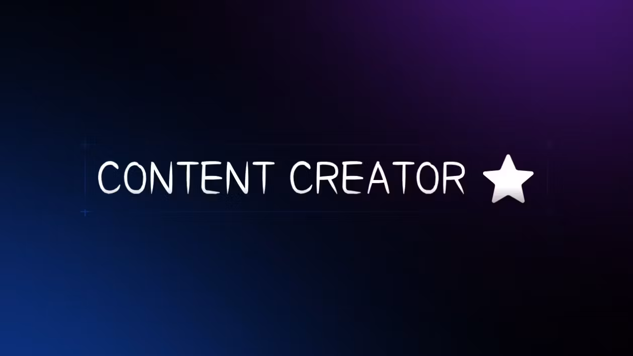 CONTENT CREATOR 