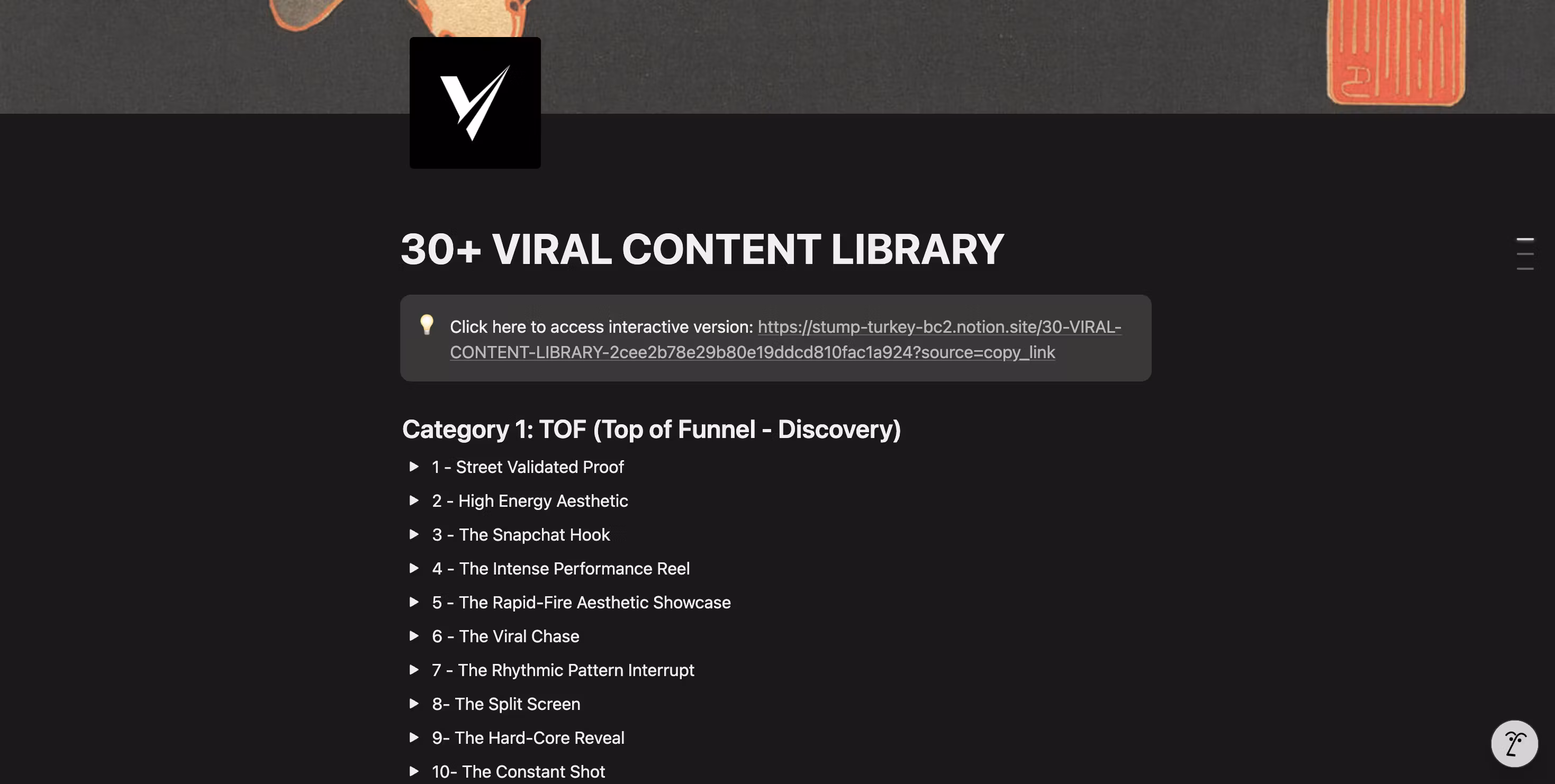 The Viral Content Vault