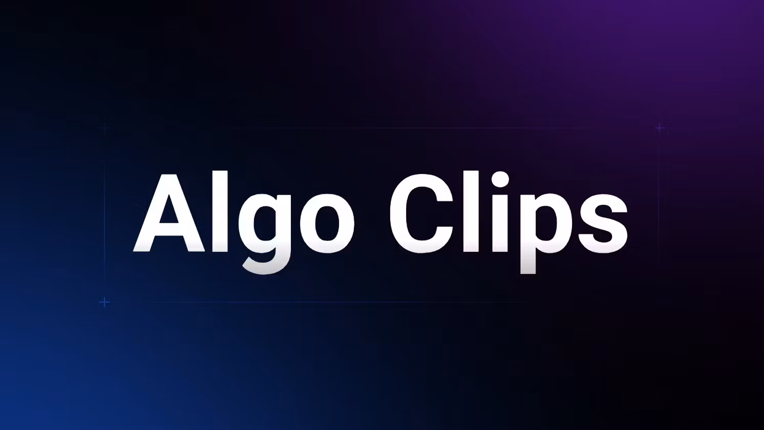 Algo Clips – Content Rewards