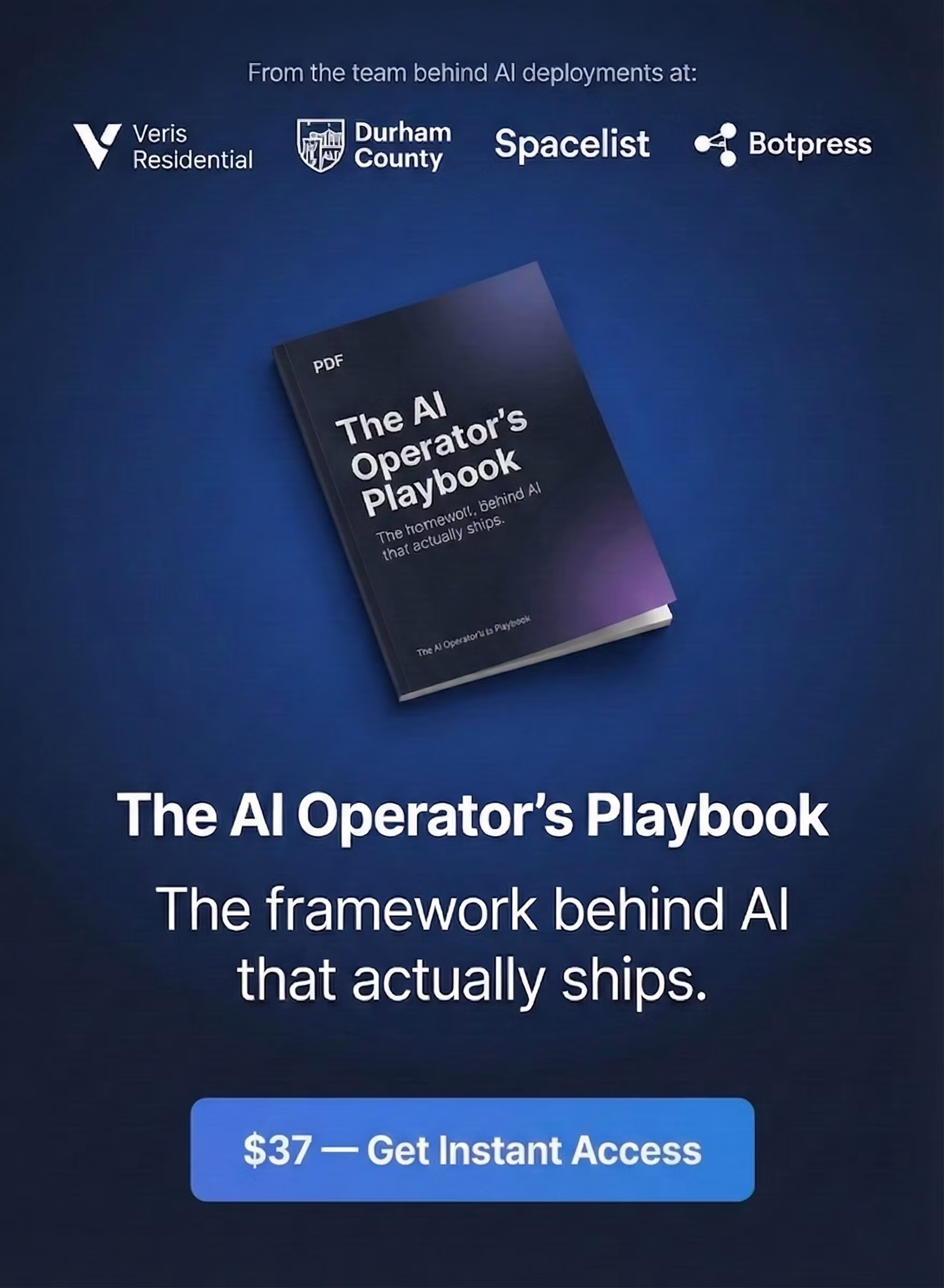 AI Operator Playbook