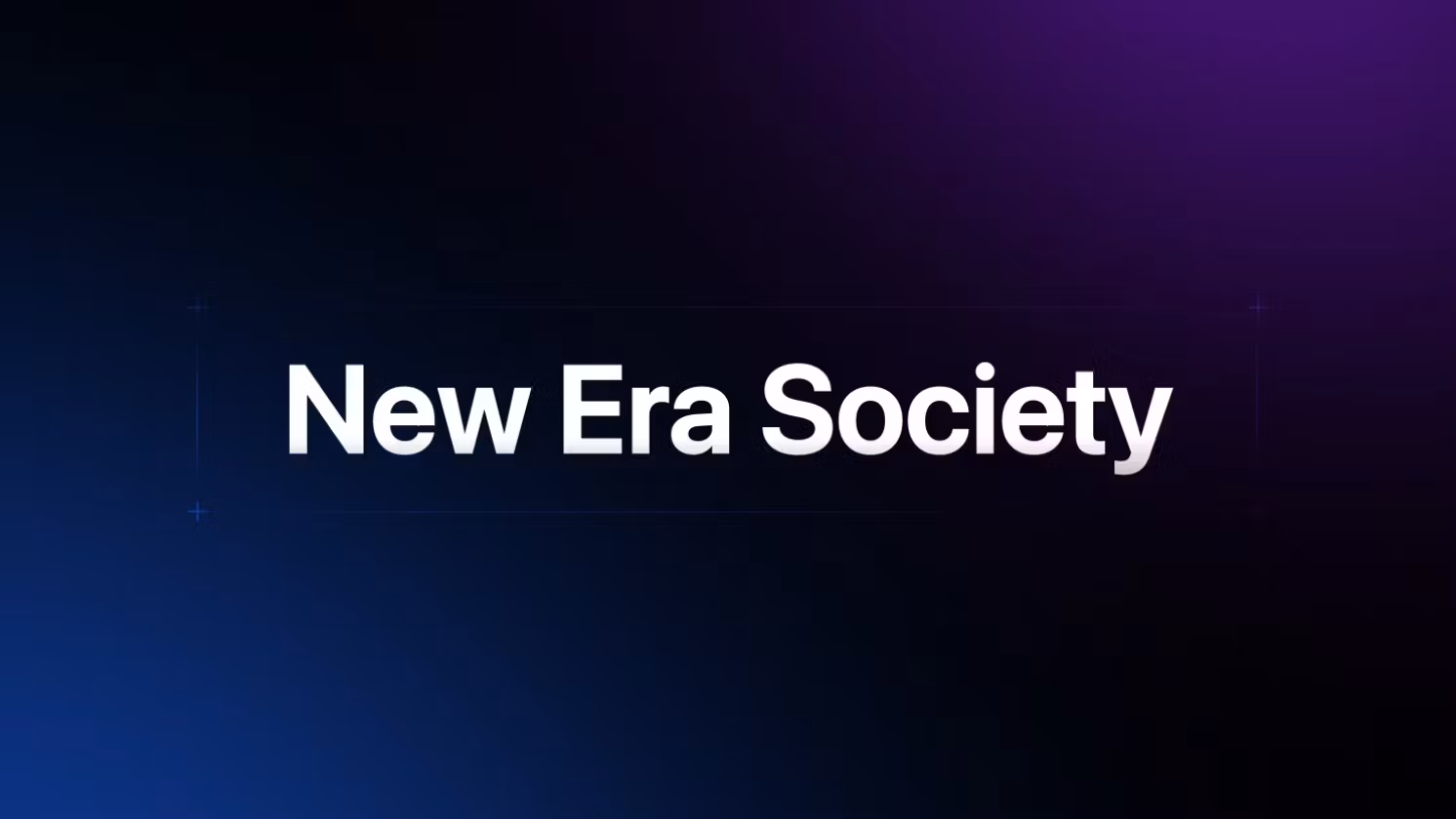 NEW ERA SOCIETY