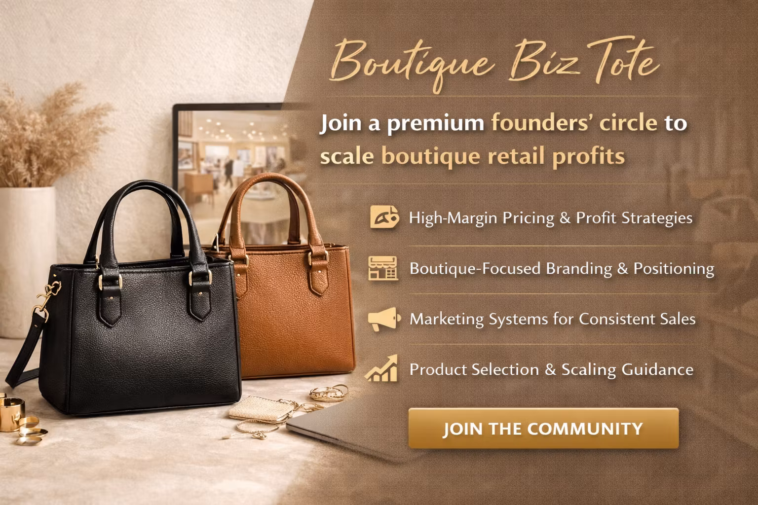 Boutique Biz Tote