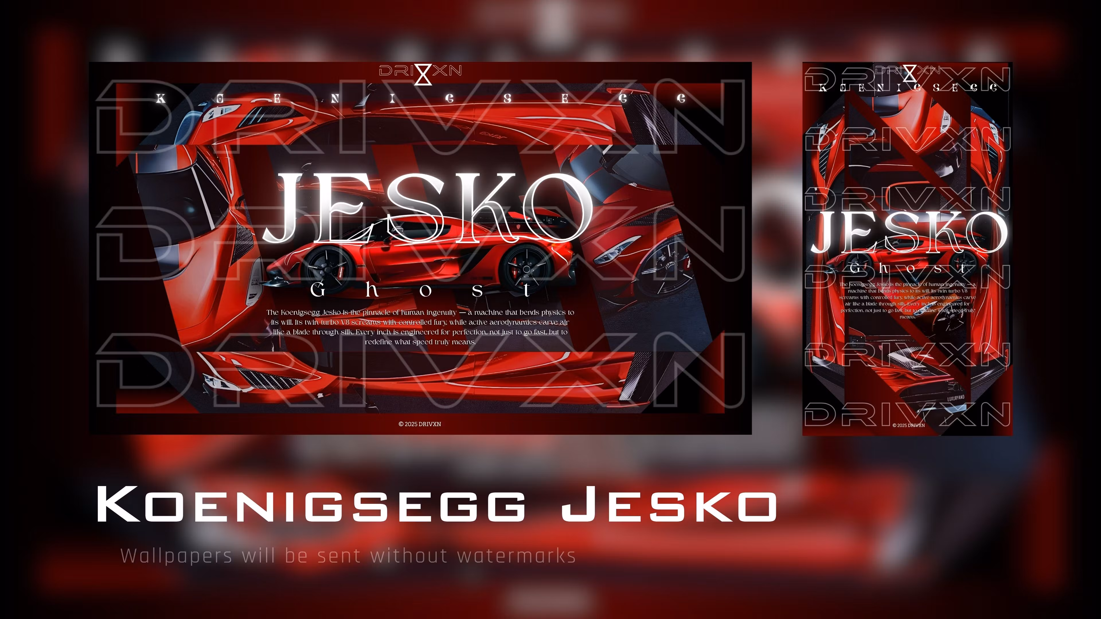 Koenigsegg Jesko - V50 Pair