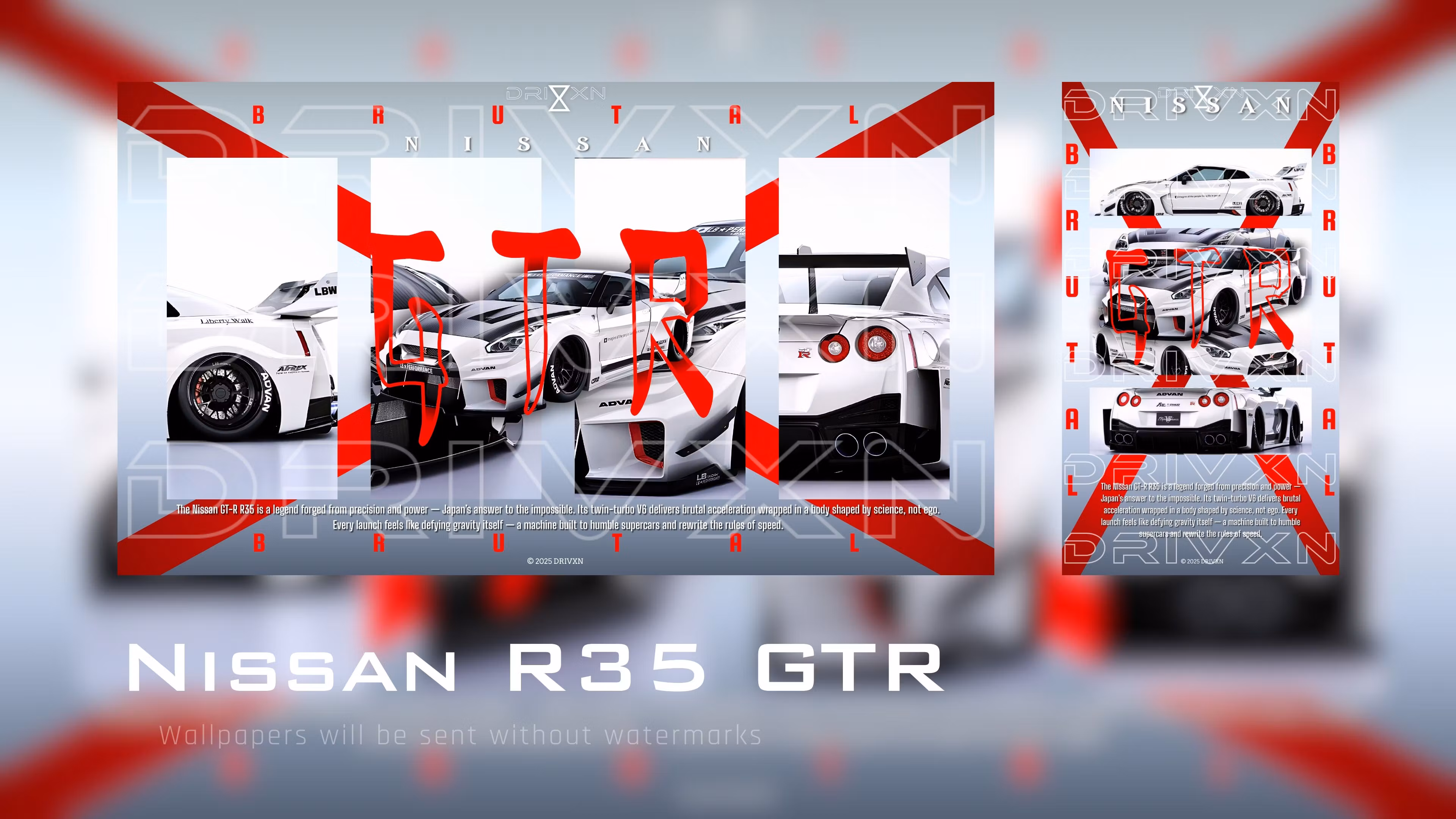 Nissan R35 GTR - V50 Pair