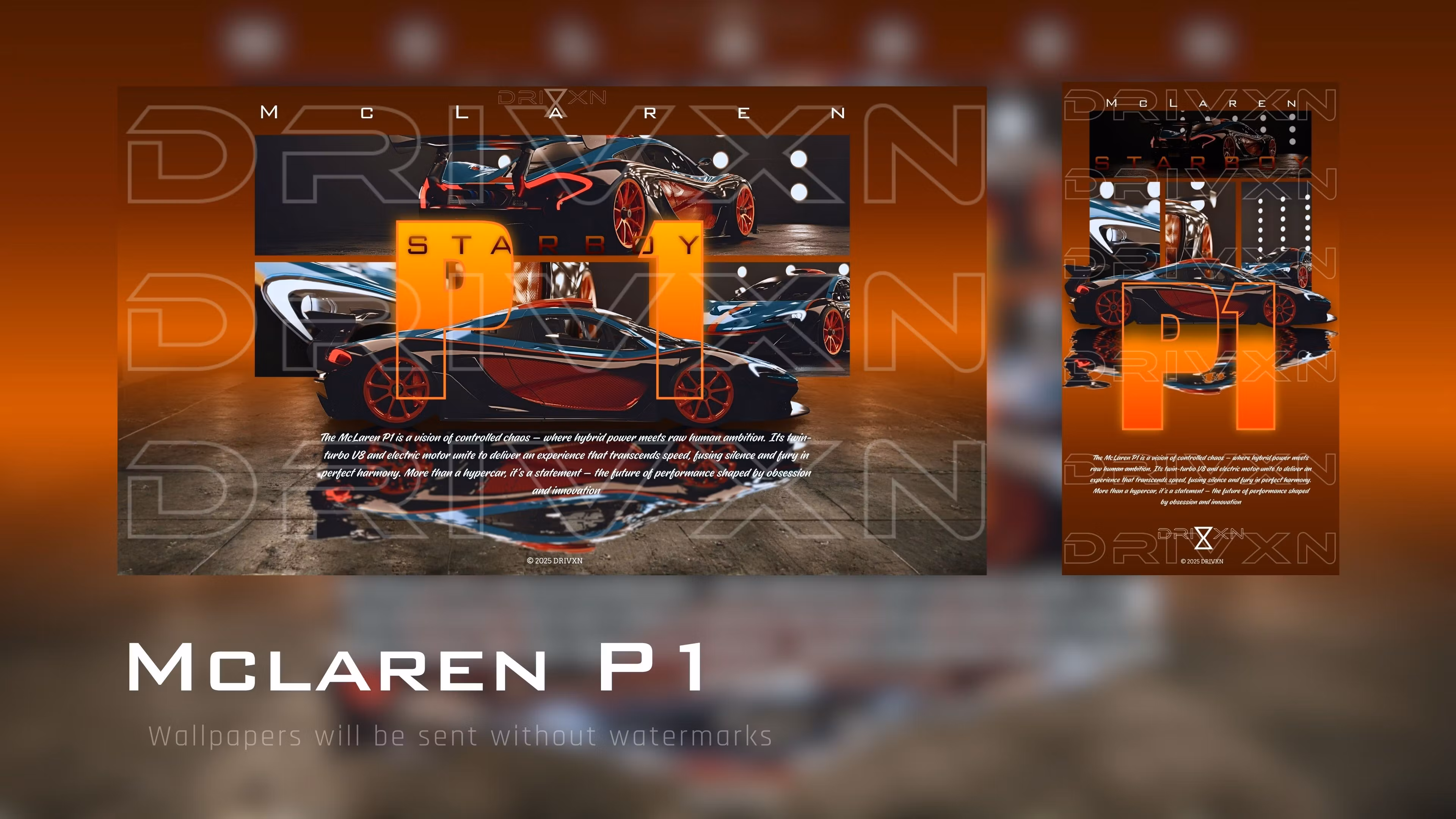 McLaren P1 - V50 Pair