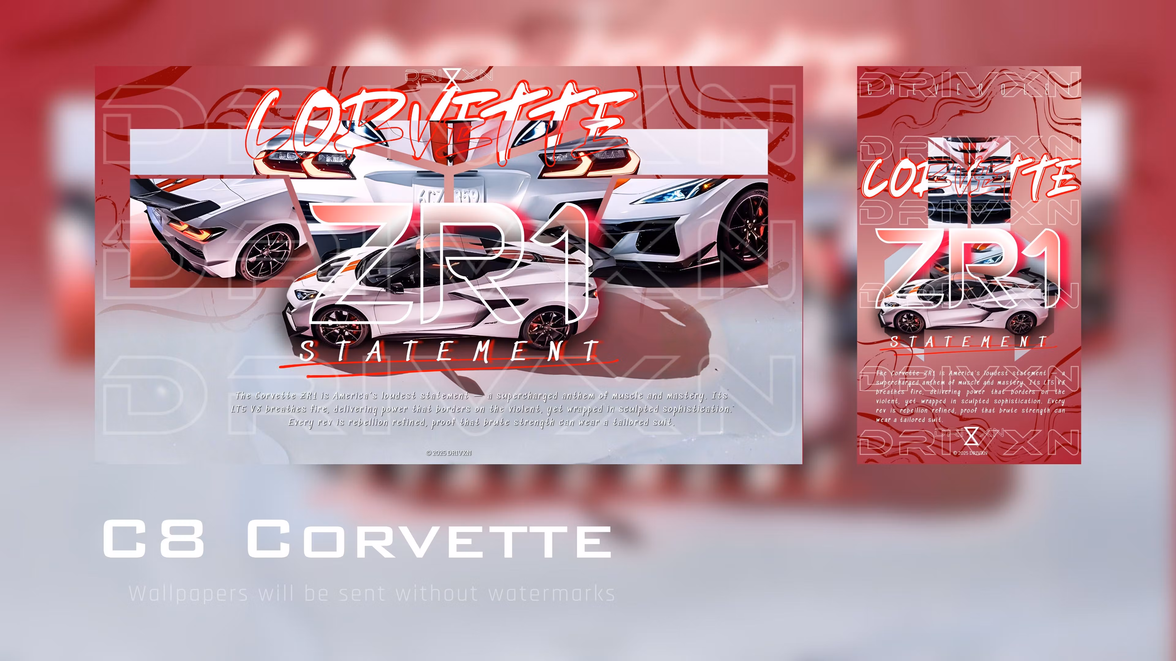 C8 Corvette - V50 Pair