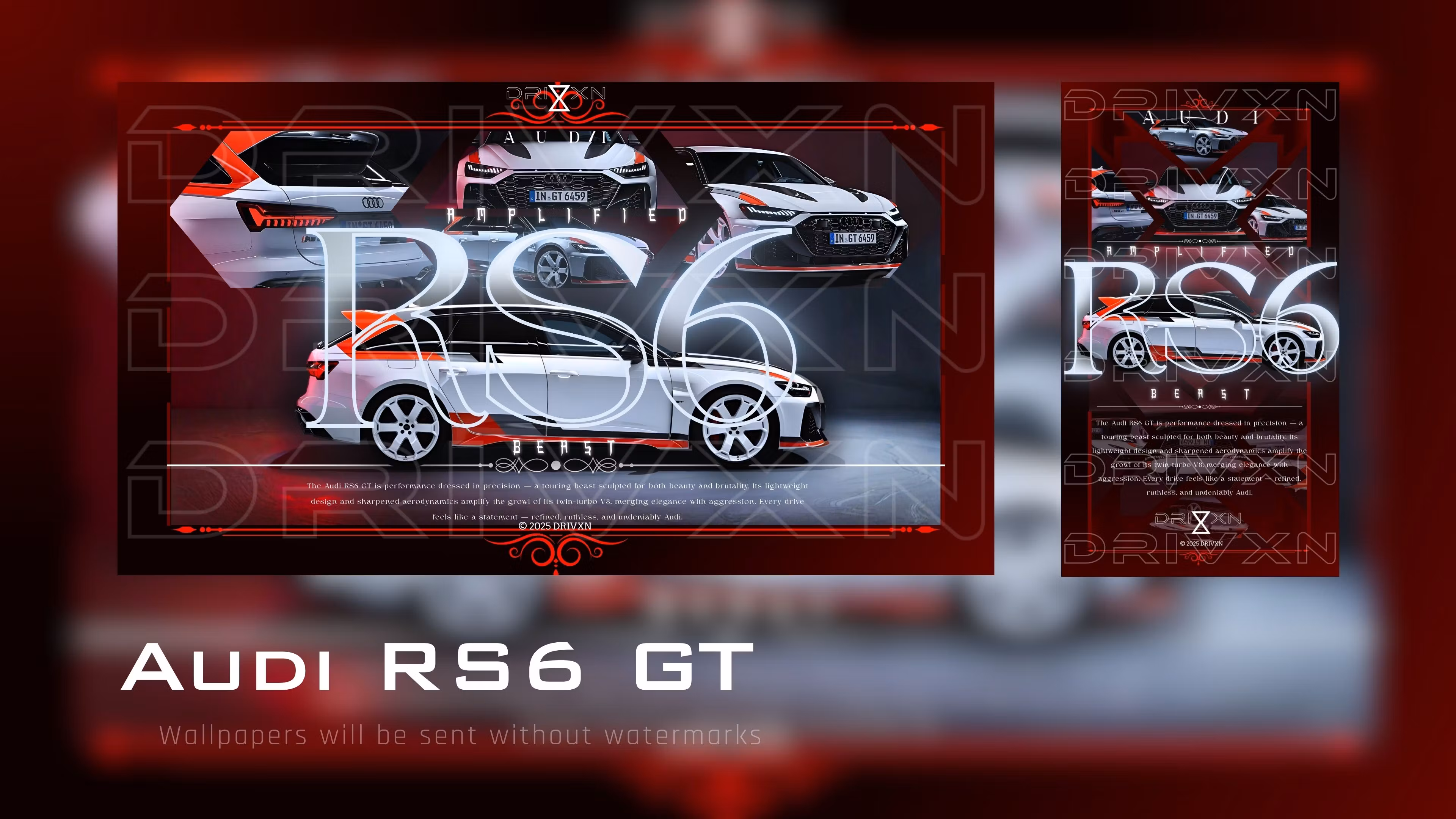 Audi RS6 GT - V50 Pair