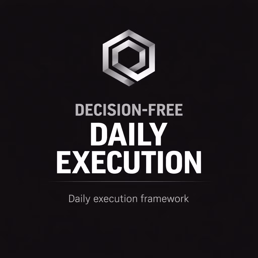 Decision-Free Daily Execution
