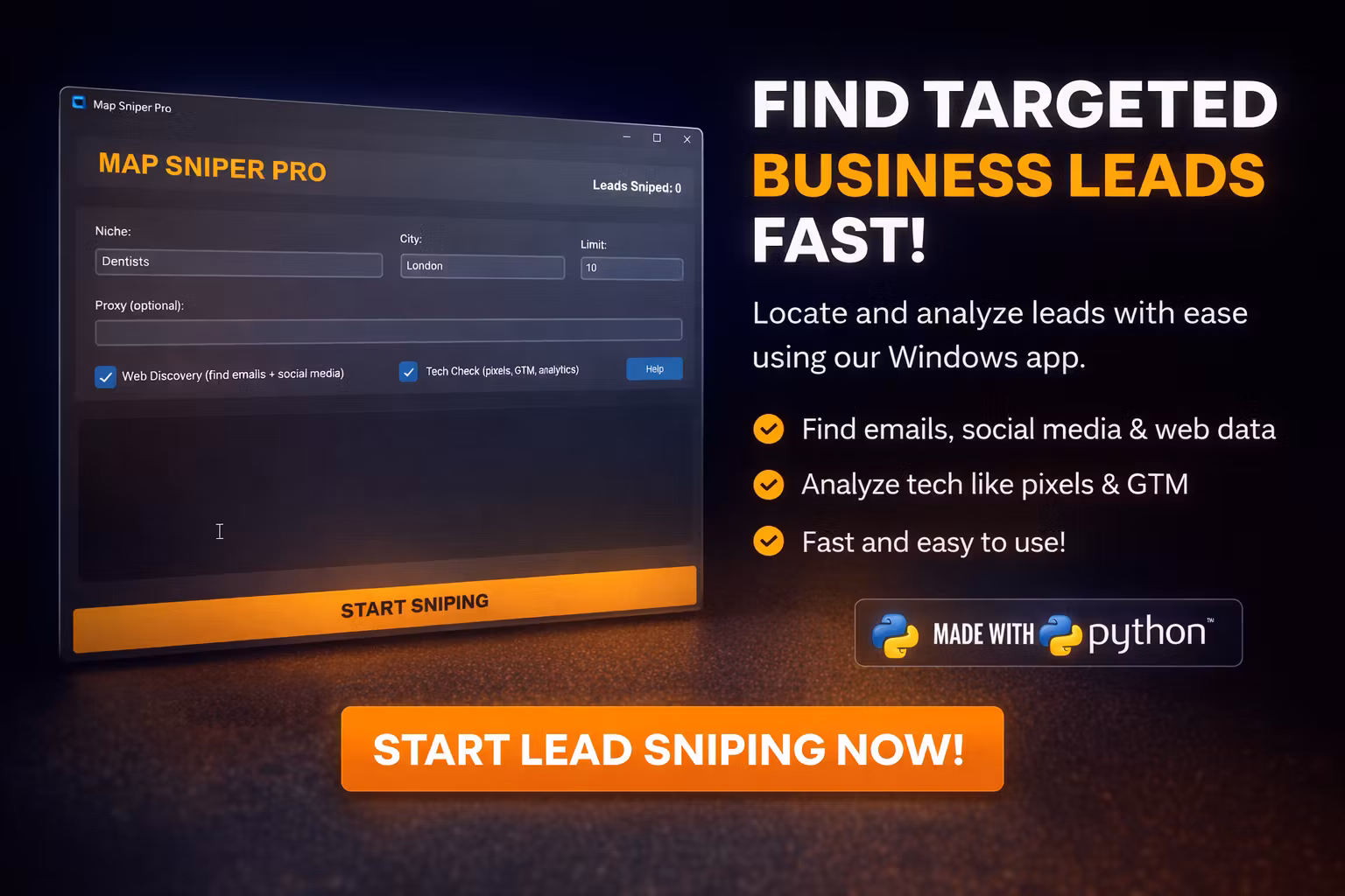 Map Sniper Pro (Scraping Tool)
