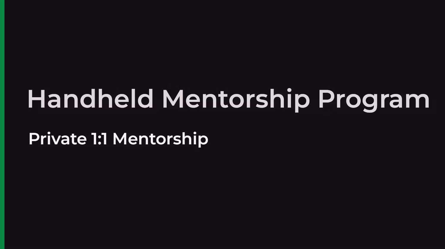 Handheld Mentorship Program