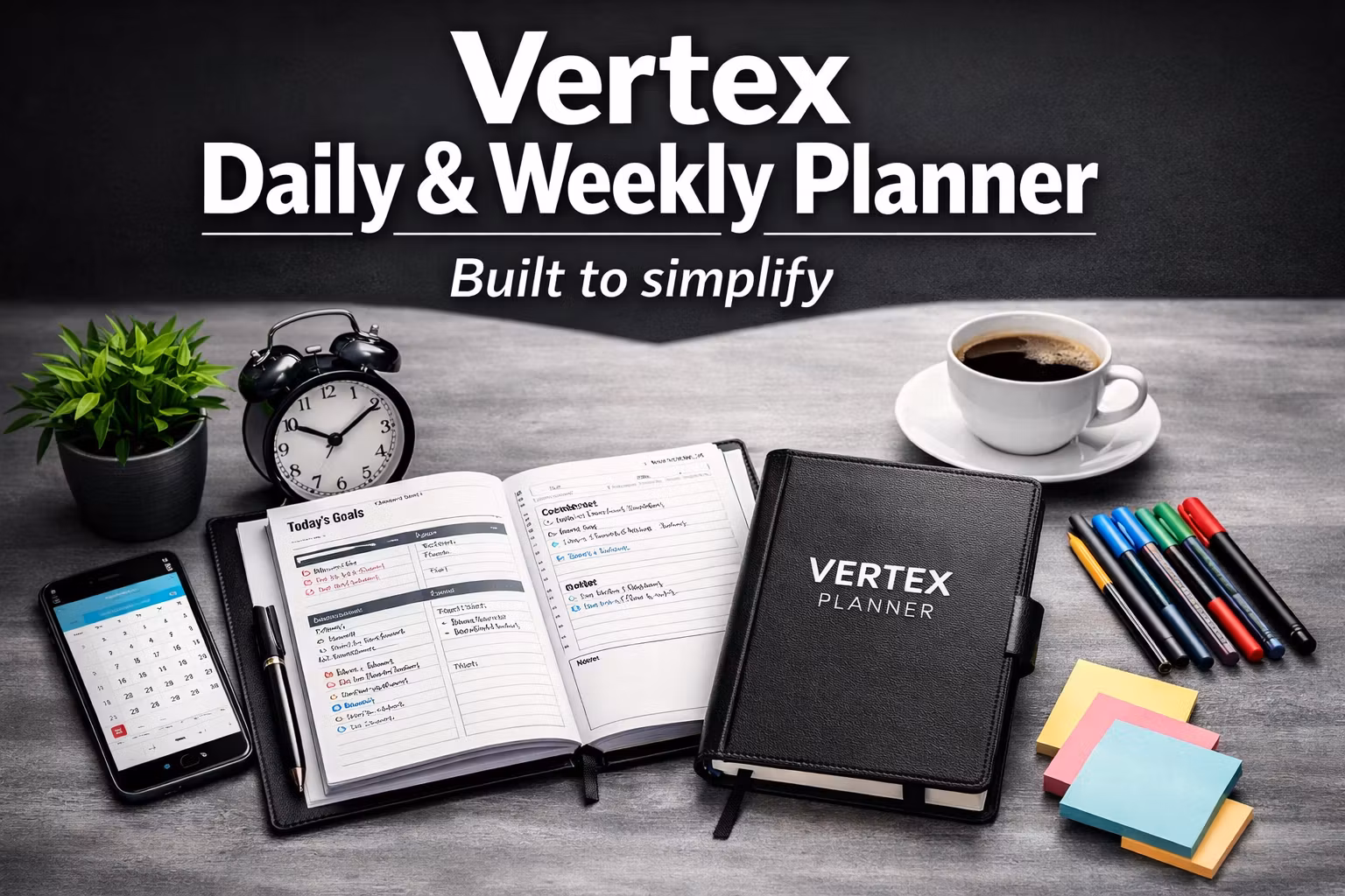 Vertex Daily & Weekly Planner