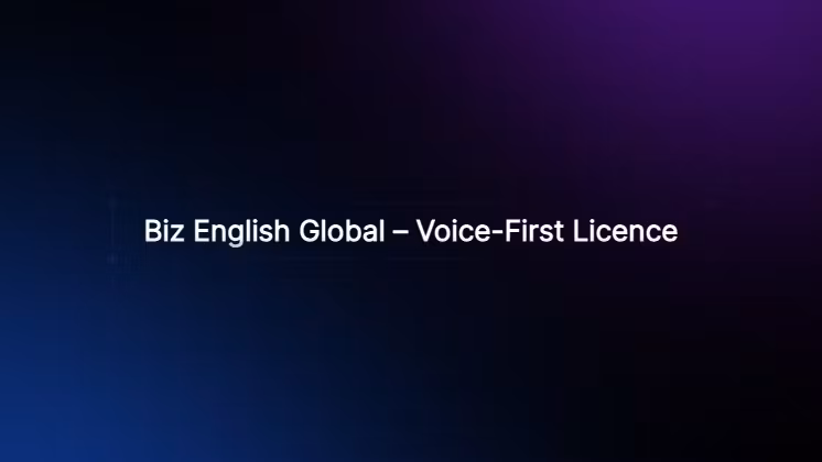 Biz English Global – Licence