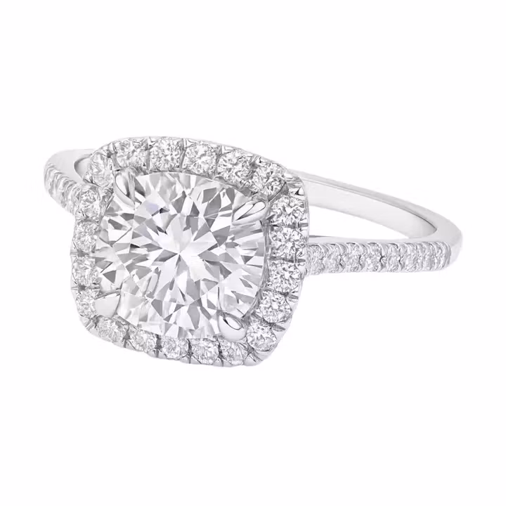  Halo Engagement Ring