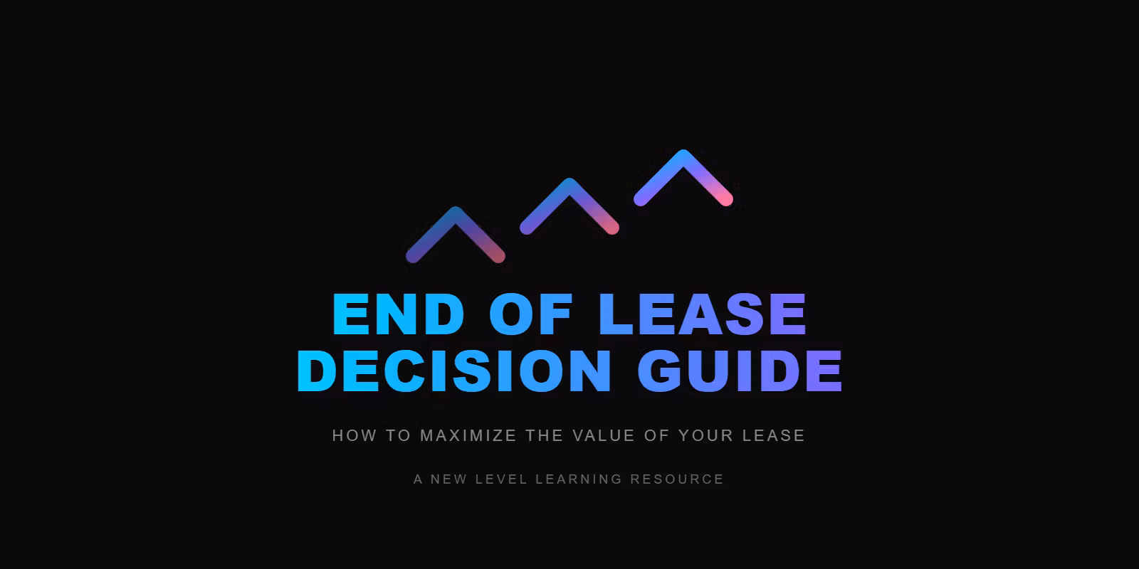 End of Lease Decision Guide