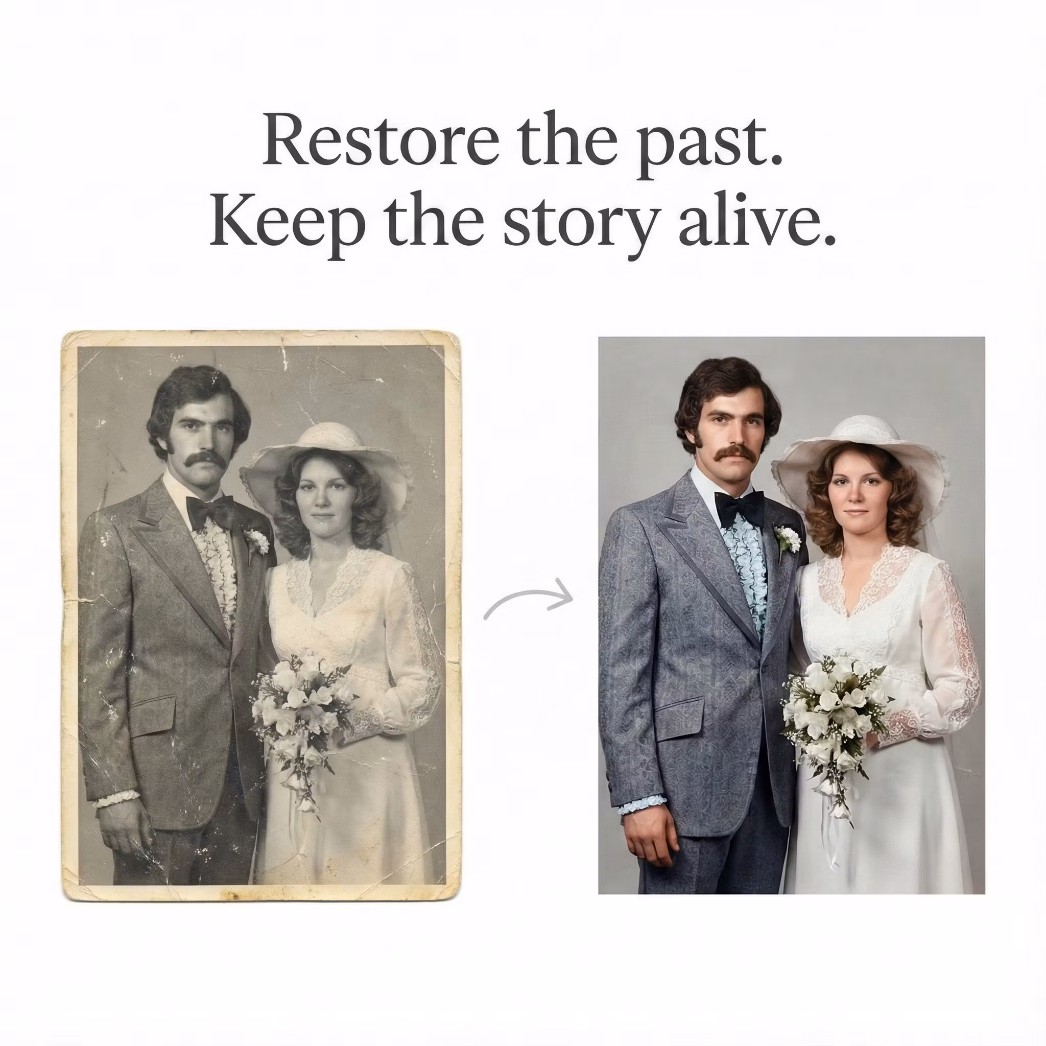 Live Memory-Photo Restoration
