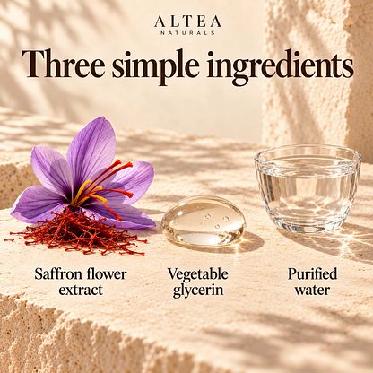 Altea Naturals Saffron Extract Drops — ingredients