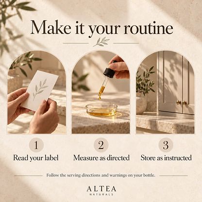 Altea Naturals Maca Root Drops — routine