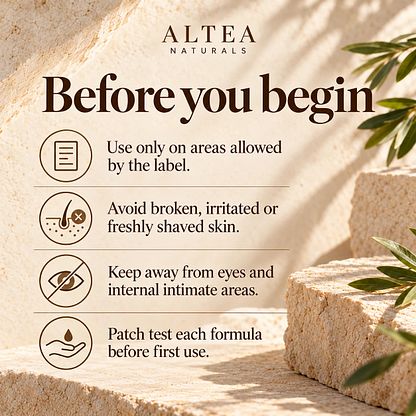 Altea Naturals Hair Removal Duo — care