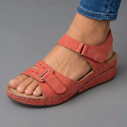 Coralie | Cushioned Comfort Wedge Sandals