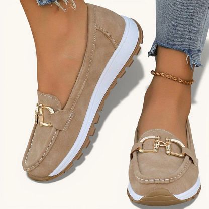 Vittoria | Flat Loafers with Buckle