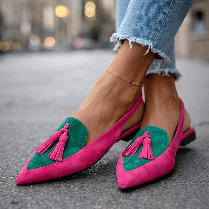 Sofia | Handcrafted Strappy Sandals with Tassels