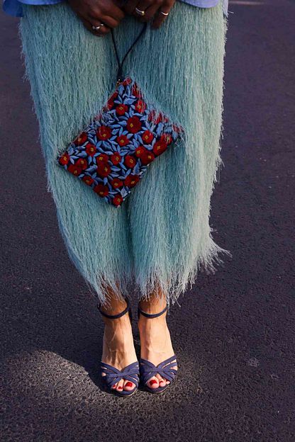 Red Suede Open-Toe Sandals with Crossover Straps