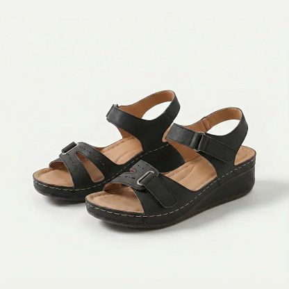 Coralie | Cushioned Comfort Wedge Sandals