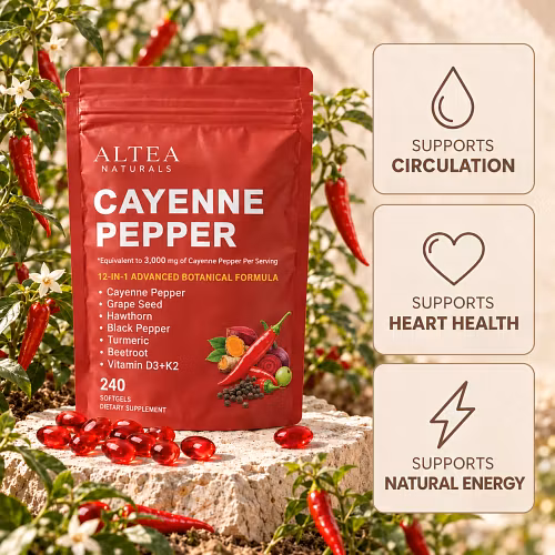 Altea Naturals cayenne — product benefits