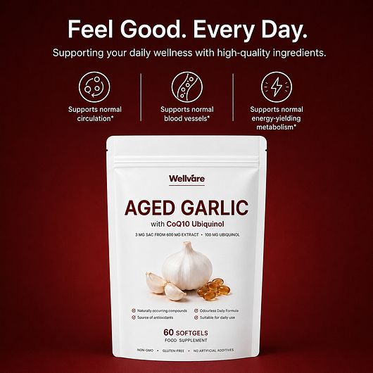 Wellvare Aged Garlic Extract Softgels