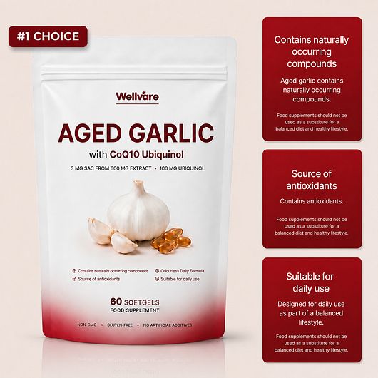 Wellvare Aged Garlic Extract Softgels