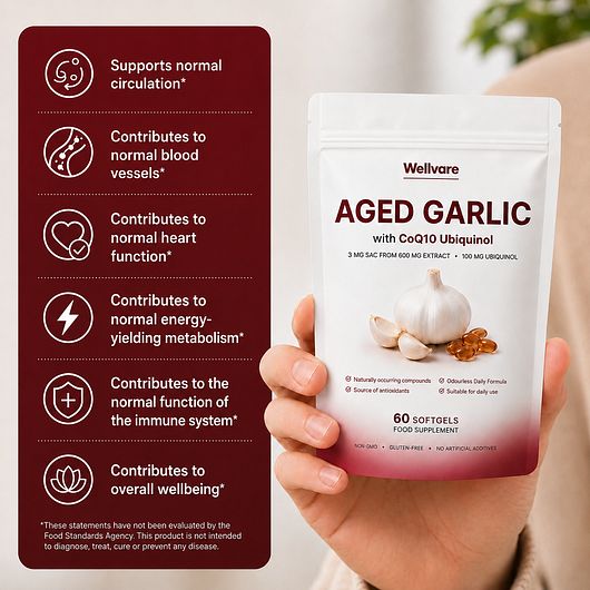 Wellvare Aged Garlic Extract Softgels