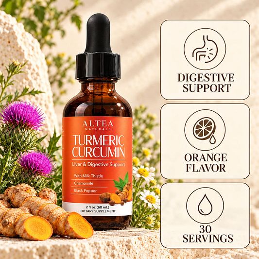 Altea Naturals Turmeric Curcumin Liquid Drops — hero