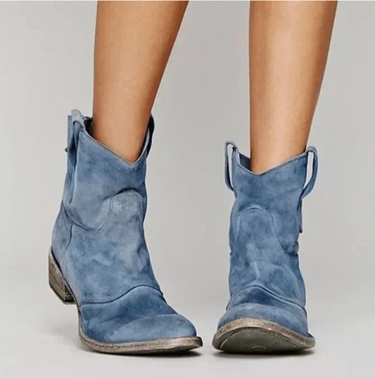Serafina | Pull-On Western Ankle Boots