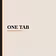 ONE TAB