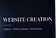 WEBSITE  CREATION