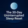 The 30-Day Uninterrupted Sleep Reset