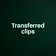 Transferred clips