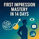First Impression Mastery in 14 Days