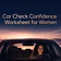 Car Check Confidence Worksheet for Women