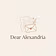 Dear Alexandria