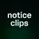 notice clips