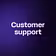 Customer support 