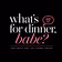 what's for dinner, babe?