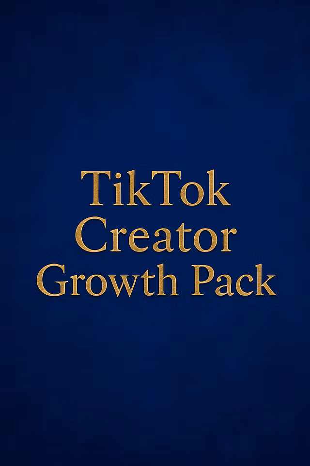 TikTok Package For Growth