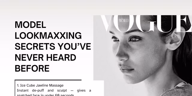 The Lookmaxing blueprint